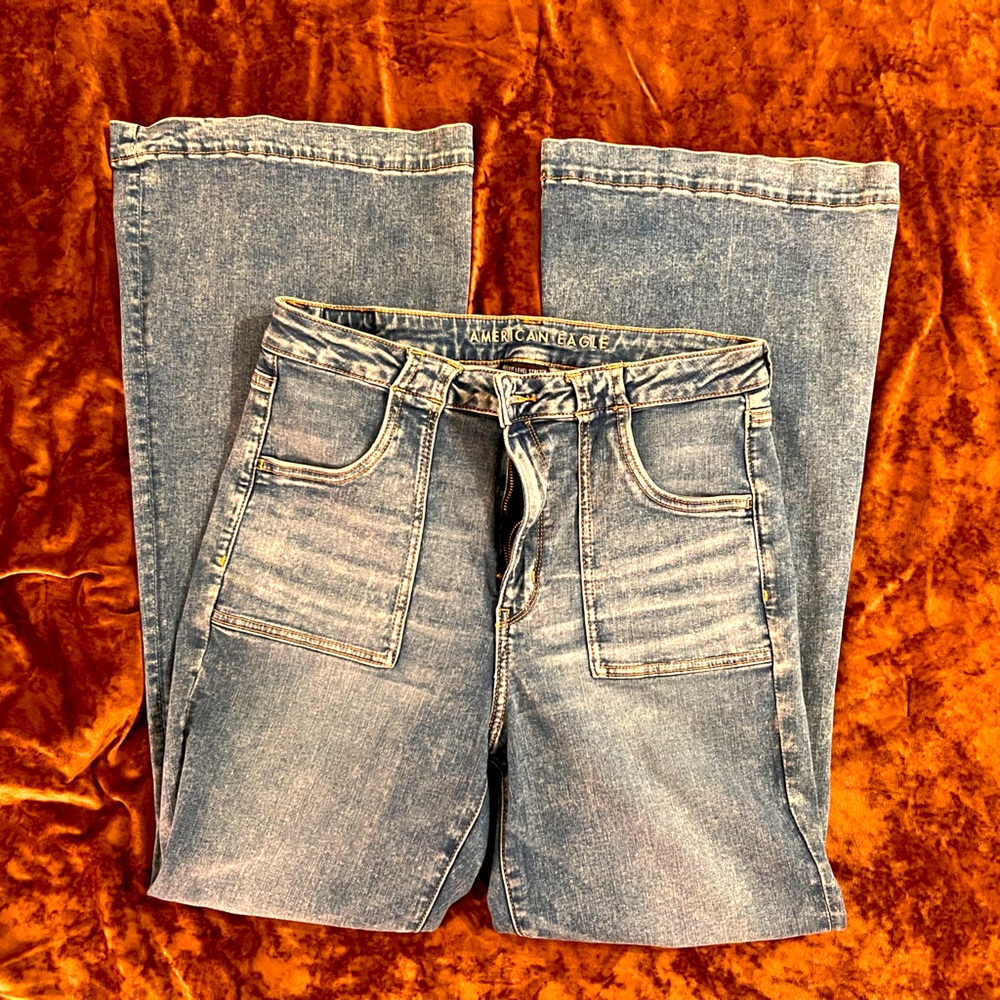 American Eagle size 16 next level stretch bootcut flare jeans